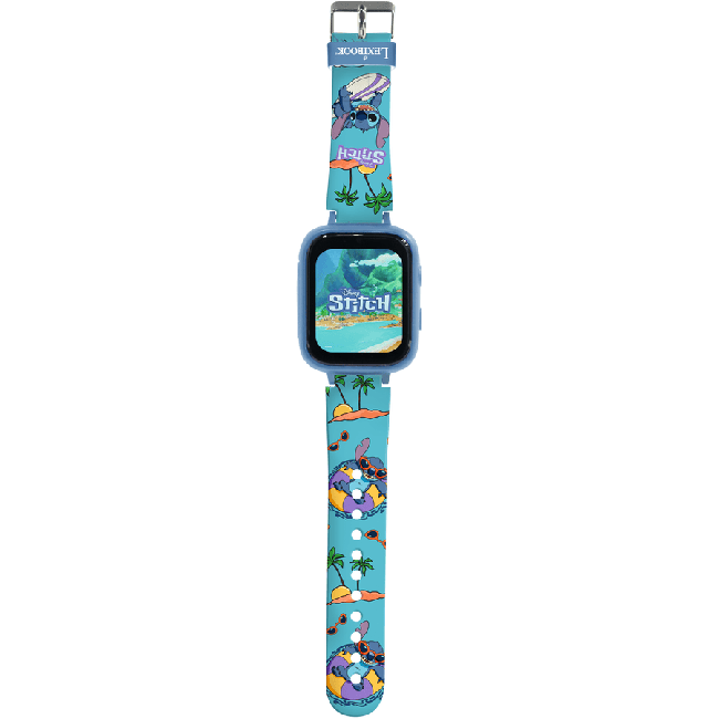 Lexibook - Stitch Kids Smartwatch with 8GB memory card included (DMW070D)