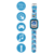 Lexibook - Sonic Kids Smartwatch with 8GB memory card included (DMW070SN) thumbnail-1