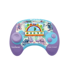 Lexibook - Power Console® Stitch educational handheld bilingual talking console (JCG100Di1)