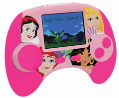 Lexibook - Disney Princess Educational håndholdt tosproget konsol med LCD-skærm