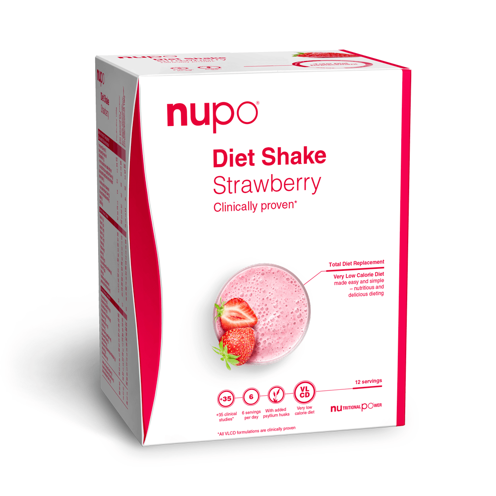 Nupo - Diet Shake Strawberry 12 Servings - Helse og personlig pleie