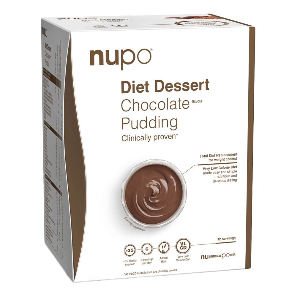 Nupo - Diet Chocolate Pudding 12 Servings - Helse og personlig pleie