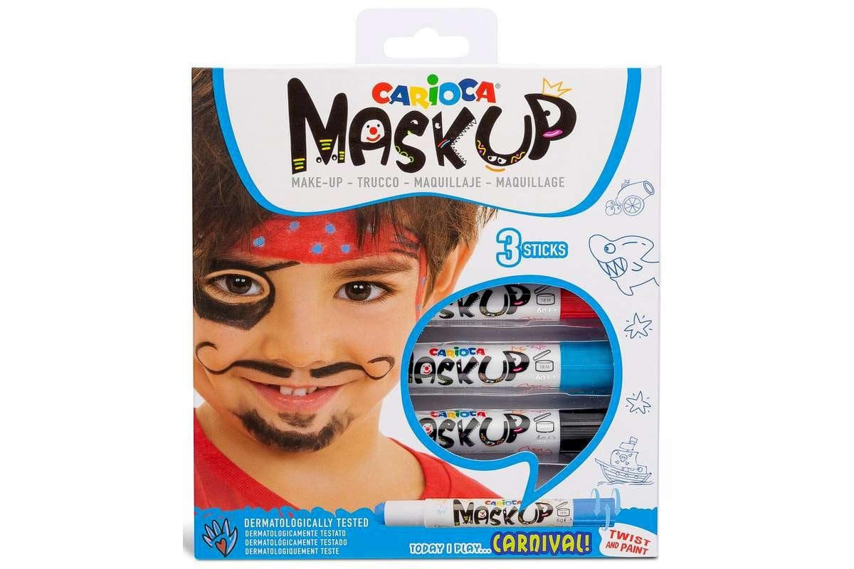 Carioca - Mask Up - Make-up Sticks - Carnival (3 pcs) (809492) - Leker