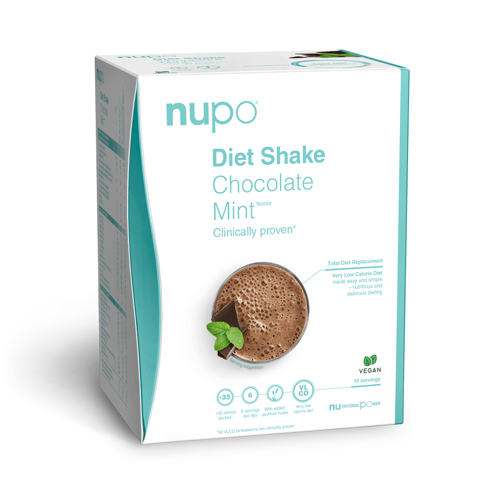 Nupo - Diet Shake Chocolate Mint Vegan 10 Servings - Helse og personlig pleie