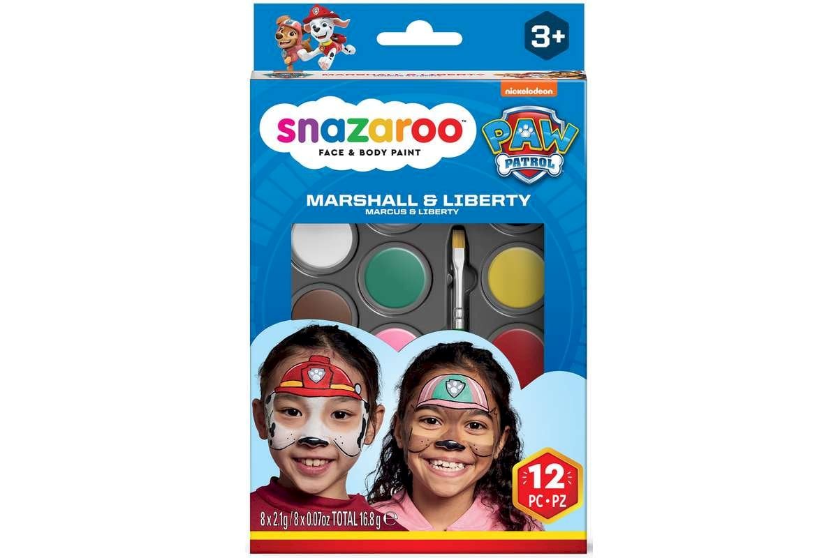 Snazaroo - Paw Patrol - Make-up Farvesæt - Marshall & Liberty