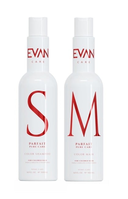 EVAN - Parfait Pure Care Color Shampoo 500 ml + EVAN - Parfait Pure Care Color 2i1 Mask & Conditioner 500 ml