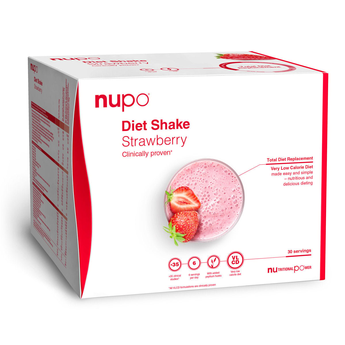 Nupo - Diet Shake Strawberry 30 Servings - Helse og personlig pleie