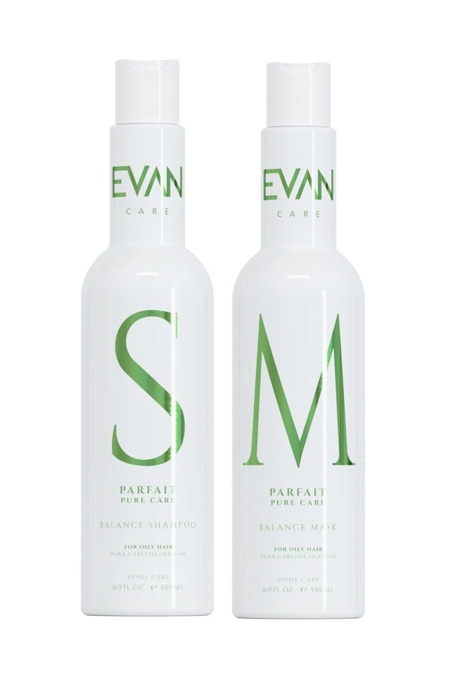 EVAN - Parfait Detox Balance Shampoo 500 ml + EVAN - Parfait Detox Balance 2i1 Conditioner&Mask 500 ml - Skjønnhet