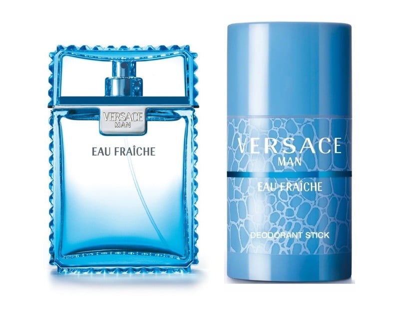 Versace - Eau Fraiche Man EDT 200 ml + Versace - Man Eau Fraiche Deo Stick 75ml