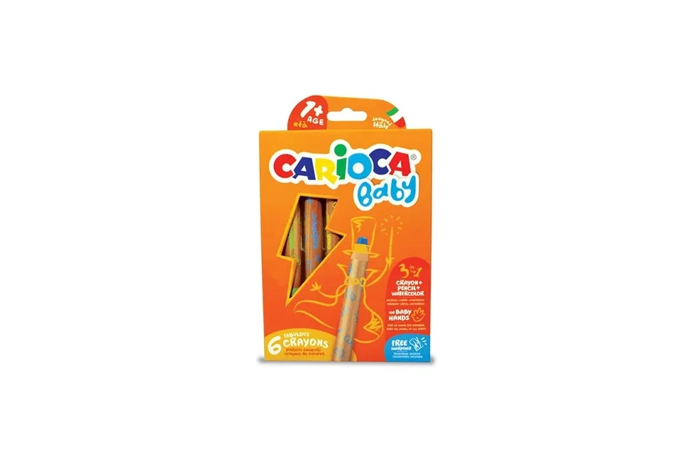 CARIOCA - Crayon baby 3-in-1 (6 pcs) (809429)