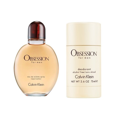 Calvin Klein - Obsession For Men EDT 125ml + Calvin Klein - Obsession for Men Deo stick