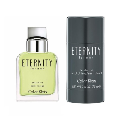Calvin Klein - Eternity For Men Aftershave 100 ml + Calvin Klein - Eternity Deodorant Stick for Men