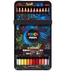 Posca - Color Pencils - Bright & intense colors (36 pcs) (402005)