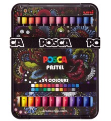 Posca - Pastels - Bright & intense colors (24 pcs) (402022)