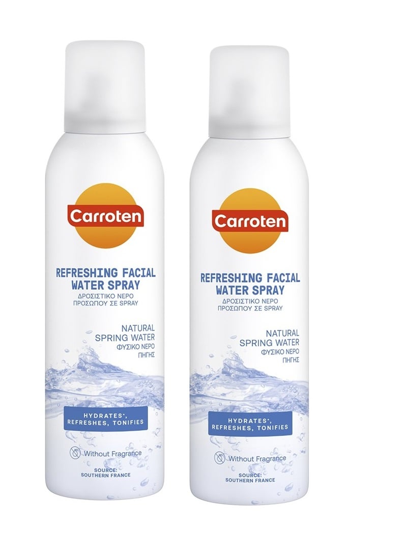Carroten - 2 x Facial Water Cool Spray 150 ml - Skjønnhet
