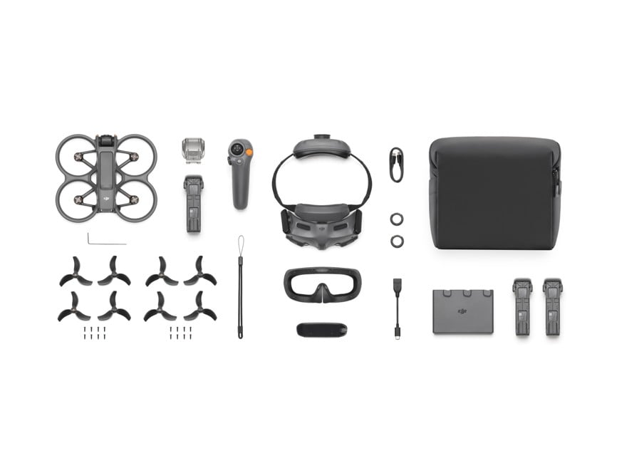 DJI - Avata 2 Fly More Combo (Drie batterijen)