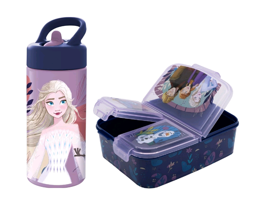 Stor - Multi Lunch Box + Water Bottle - Frozen