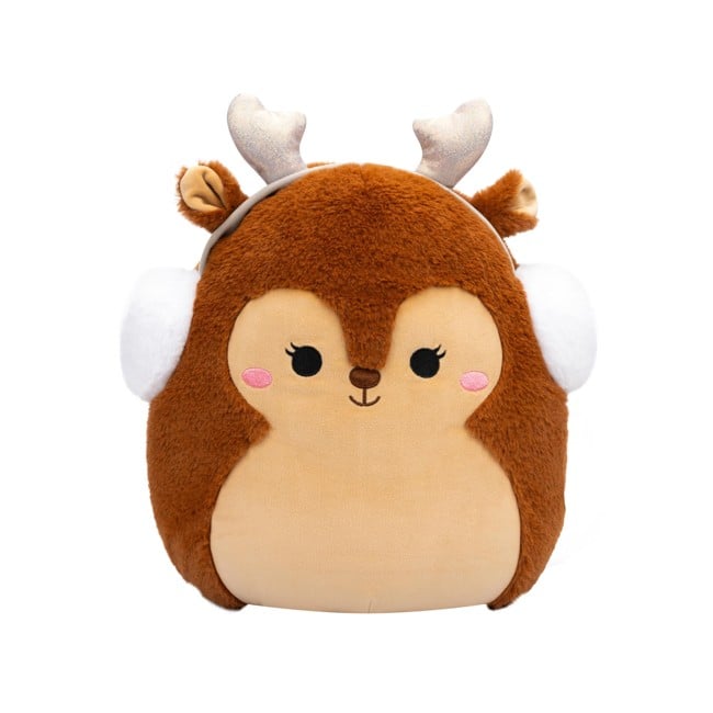 Squishmallows - 30 cm Bamse P21 Fuzz A Mallows - Darla Reindeer