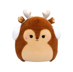 Squishmallows - 30 cm Bamse P21 Fuzz A Mallows - Darla Reindeer