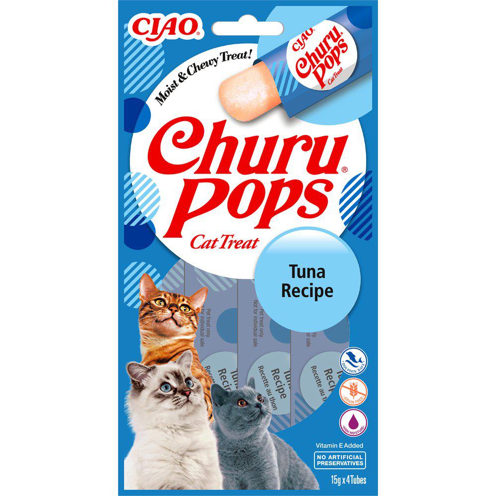 CHURU - 12 x Pops Tuna 4pcs - Kjæledyr og utstyr