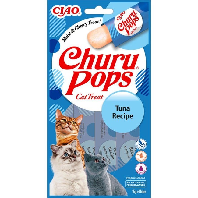 CHURU - 12 x Pops Tuna 4pcs