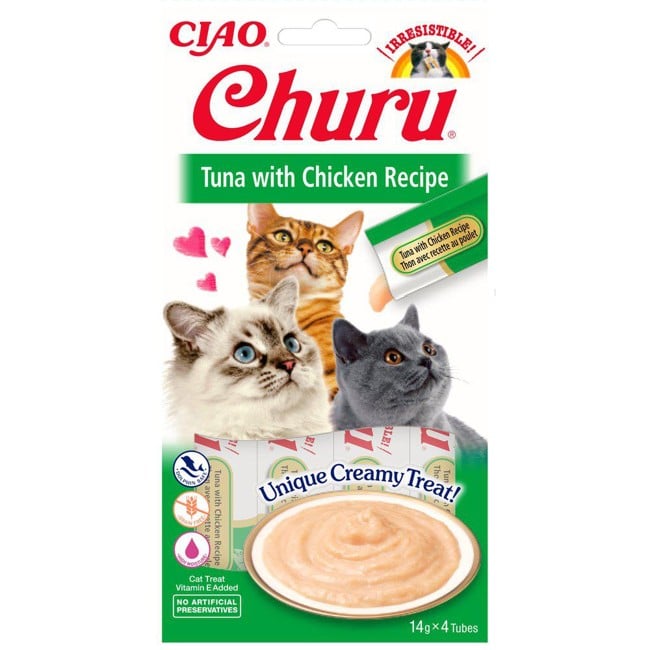 CHURU - 12 x Tuna With chicken 4pcs