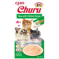 CHURU - 12 x Tuna With chicken 4pcs