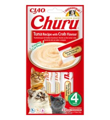CHURU - 12 x Tuna With crab Flavour 4pcs