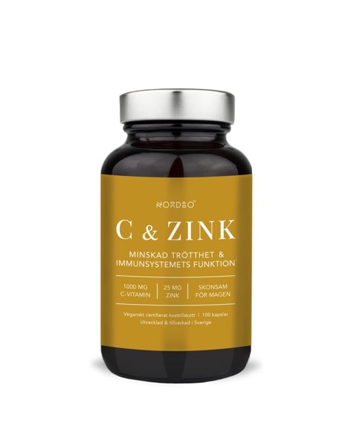 NORDBO - C-vitamin & Zink Vegansk 100 Kapsler