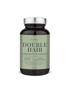 NORDBO - Double Hair Vegansk 60 Kapsler