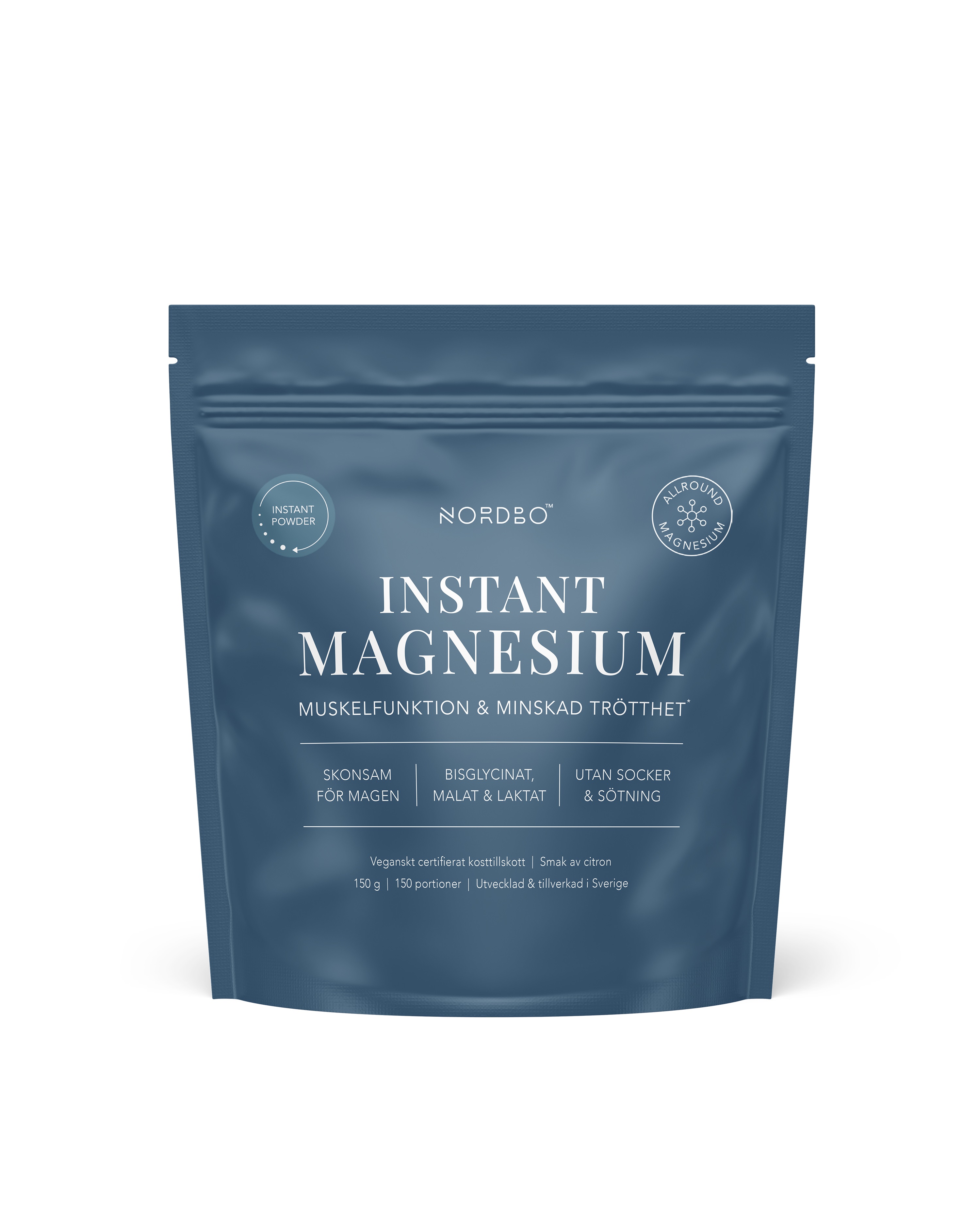 NORDBO – Instant Magnesium Vegansk 150 g