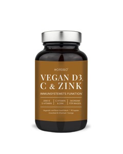 NORDBO - D3, C & Zink Vegansk 90 Kapsler