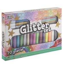 Basic Craft - Glitter Sæt (70 stk)