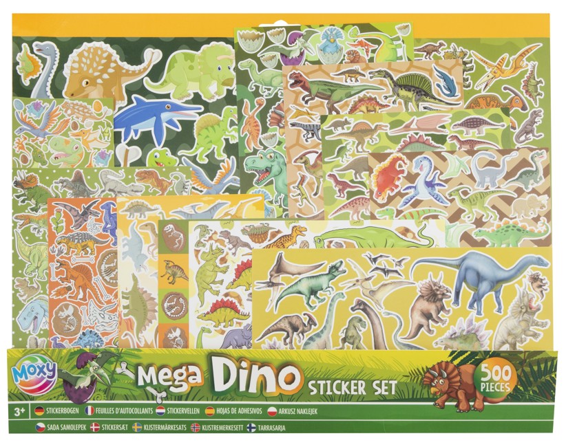 Moxy - Mega Sticker Set Dino (500 pcs) (100081)