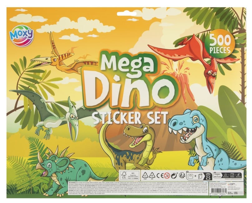 Moxy - Mega Sticker Set Dino (500 pcs) (100081)