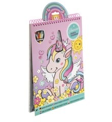Grafix - A4 Colouring & Stickerbook - Unicorn (150114)