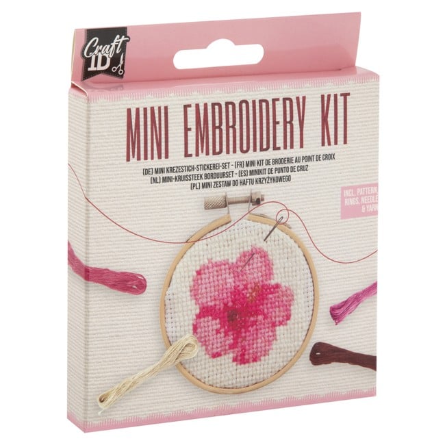 Craft ID - Mini embroidery kit - Flower (CR1711)