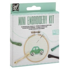 Craft ID - Mini broderikit - bil