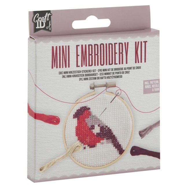 Craft ID - Mini embroidery kit - Bird (CR1713)