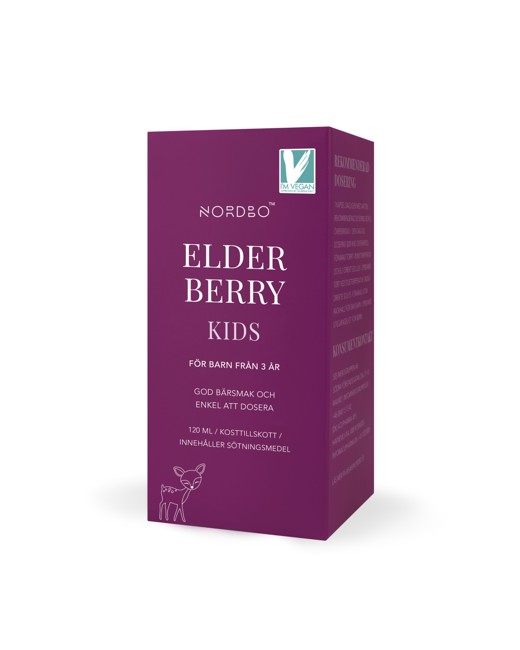 NORDBO - Elderberry Vegan Kids 120 ml