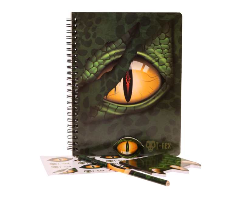 Dino T-Rex - Writing set w/A5 spiral book (092406129)