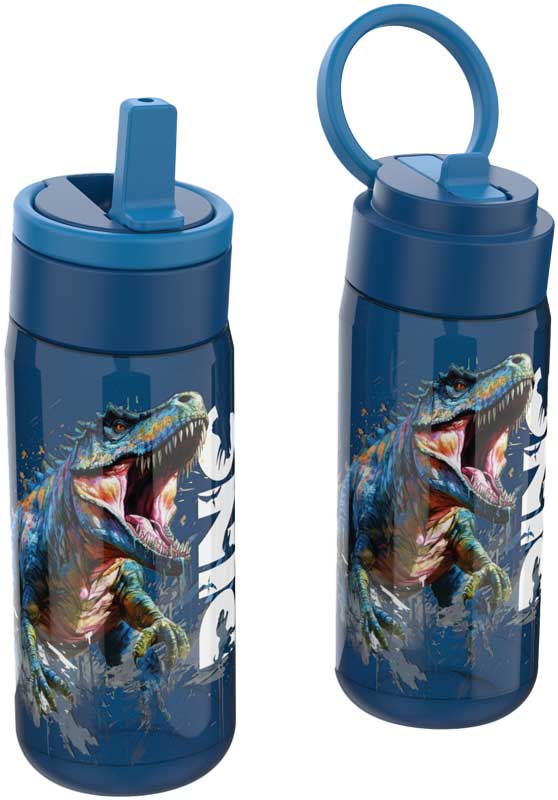 Stor - Lunch Buddies - Water Bottle 600 ml - T-Rex (088908721-21008346) - Leker