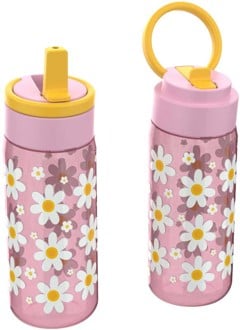 Stor - Lunch Buddies - Water Bottle 600 ml - Daisy (088908721-21008363)