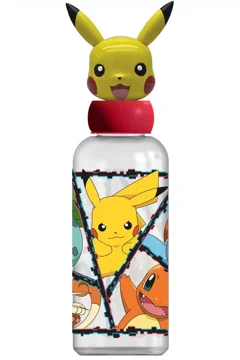 Stor - Water Bottle w/3D Figurine 560 ml - Pokémon (088808723-10127)