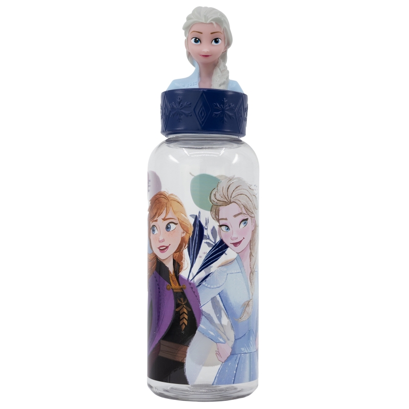 Stor - Water Bottle w/3D Figurine 560 ml - Frozen (088808723-74854) - Leker