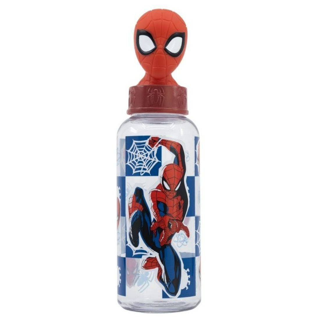 Stor - Water Bottle w/3D Figurine 560 ml - Spider-Man (088808723-74859)
