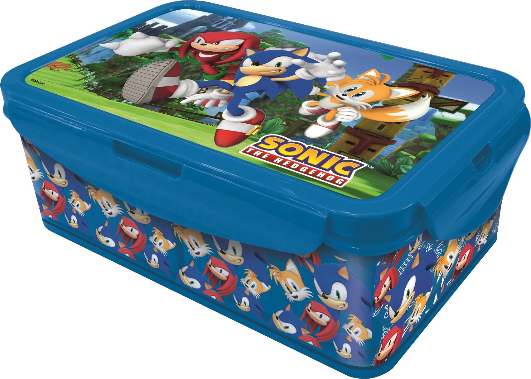 Stor - Lunch Box w/Removable Compartments - Sonic (088808737-40545) - Leker