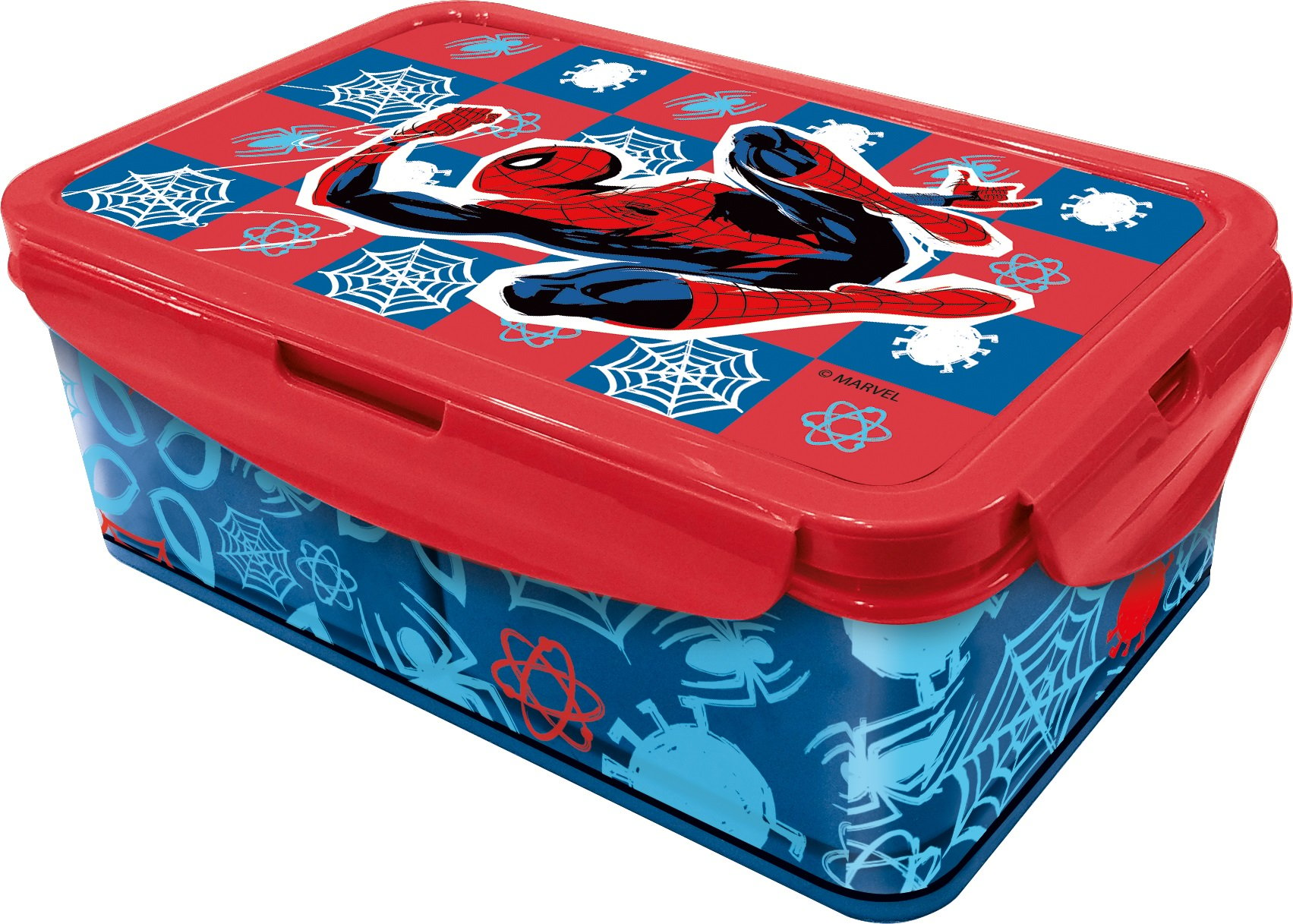 Stor - Lunch Box w/Removable Compartments - Spider-Man (088808737-74745) - Leker