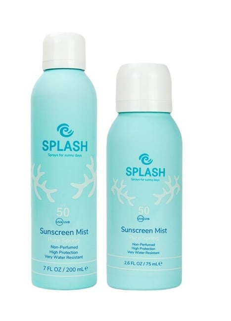 SPLASH - Pure Spring Non-Perfumed Sunscreen Mist SPF 50+ 200 ml + SPLASH - Pure Spring Non-Perfumed Sunscreen Mist SPF 50+ 75 ml