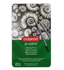 Derwent - Academy Sketching Metalæske (12 stk)
